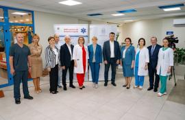 Evenimentul de inaugurare a sistemelor de sterilizare instalate în instituțiile medico-sanitare publice din republică