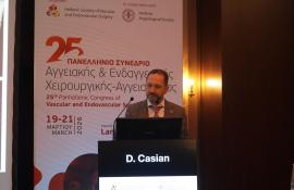 Congresului Societății de Chirurgie Vasculară și Endovasculară și a celei de Angiologie din Grecia – 25 th Panhellenic Congress of Vascular & Endovascular Surgery – Angiology