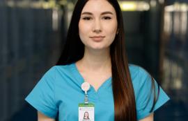 Nicoleta Grosu are 24 de ani și de doi ani face parte din echipa Secției Anestezie și Terapie Intensivă