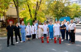 Instruire semestrială în domeniul protecției împotriva incendiilor la IMSP Institutul de Medicină Urgentă