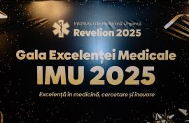 Gala Excelenței Medicale IMU 2025 – recunoștință pentru oamenii care fac diferența